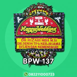 Bunga Papan Wedding-BPW137